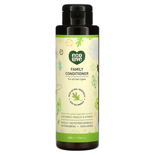 Eco Love, Family Conditioner, Cucumber, Parsley & Spinach, 17.6 fl oz (500 ml)