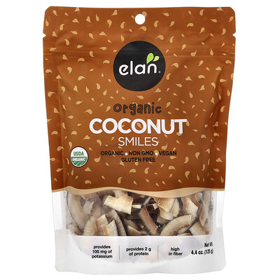 Product Image for Elan, Organic Coconut Smiles, 4.4 oz (125 g)