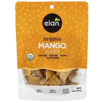 Product Image for Elan, Organic Mango Slices, 4.4 oz (125 g)