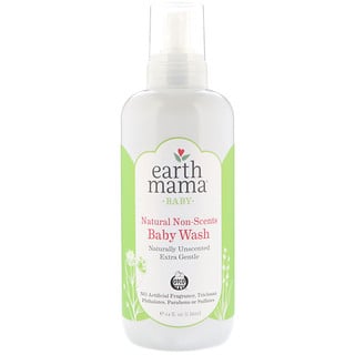 Earth Mama, Для детей, натуральное детское мыло-гель, без запаха, 34 ж. унц.(1 л)