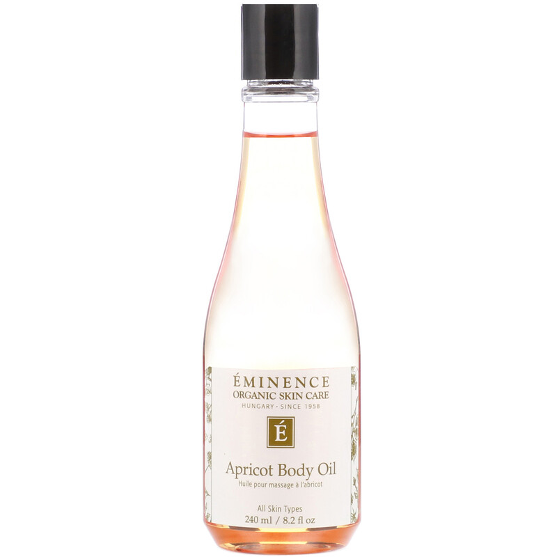 Eminence Organics, Apricot Body Oil, 8.2 fl oz (240 ml) - iHerb