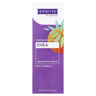 Emerita, Crema equilibrante con DHEA y vitamina E, Sin fragancia, 112 g (4 oz)