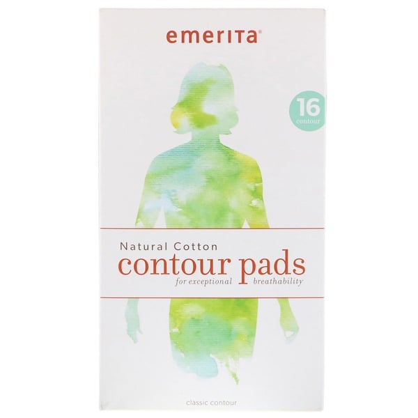 Emerita, Toallas femeninas de algodón natural, 16 toallas