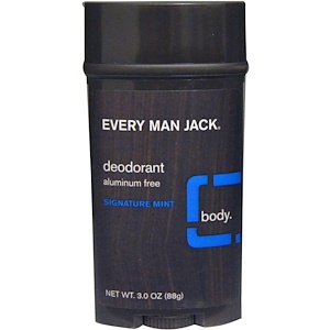 Купить Every Man Jack, Дезодорант с мятой 3.0 унции (85 г)  на IHerb