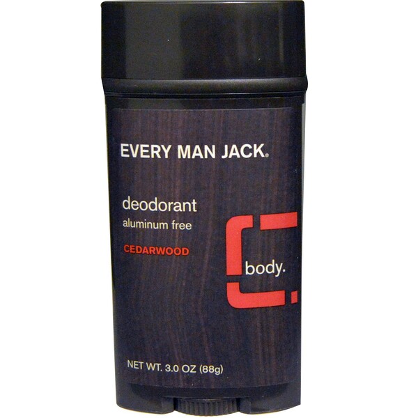 Every Man Jack, Deodorant, Cedarwood, 3.0 oz (88 g) iHerb