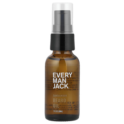 Product Image for Every Man Jack, Beard Oil, Sandalwood, 1 fl oz (30 ml)