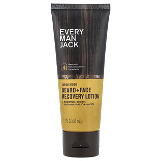 Every Man Jack, Sakal + Yüz İyileştirici Losyon, Sandal Ağacı, 3,2 fl oz (95 ml)