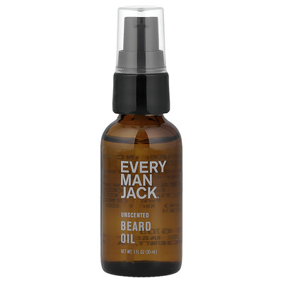 Product Image for Every Man Jack, Beard Oil, Unscented, 1 fl oz (30 ml)