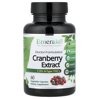 Emerald Laboratories, Cranberry Extract, 60 Vegetable Capsules