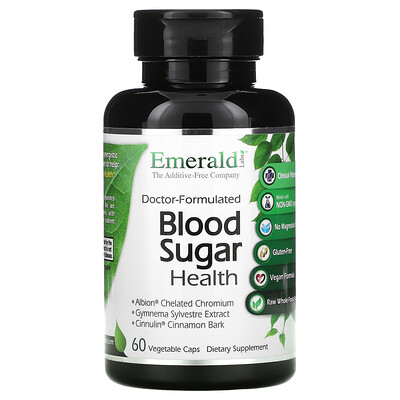 Emerald Laboratories Blood Sugar Health, 60 Vegetable Caps