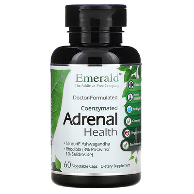 

Emerald Laboratories, Coenzymated Adrenal Health, 60 Vegetable Caps