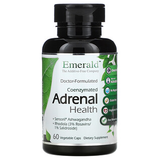 Emerald Laboratories, Coenzymated Adrenal Health, 60 Vegetable Caps