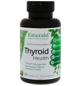 Emerald Laboratories, Здоровье щитовидной железы, 60 вегетарианских капсул
