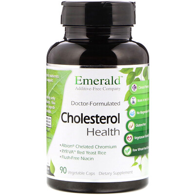 Emerald Laboratories Cholesterol Health, 90 капсул в растительной оболочке