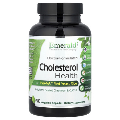 Product Image for Emerald Laboratories, Cholesterol Health, 90 Vegetable Capsules