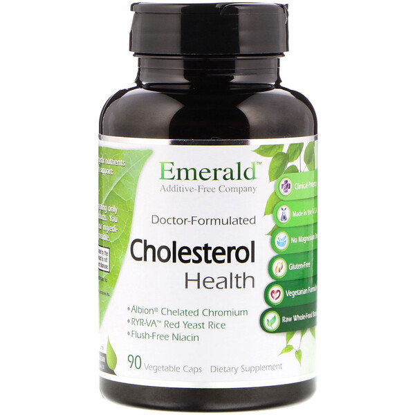 Emerald Laboratories, Cholesterin-Gesundheit, 90 vegetarische Kapseln