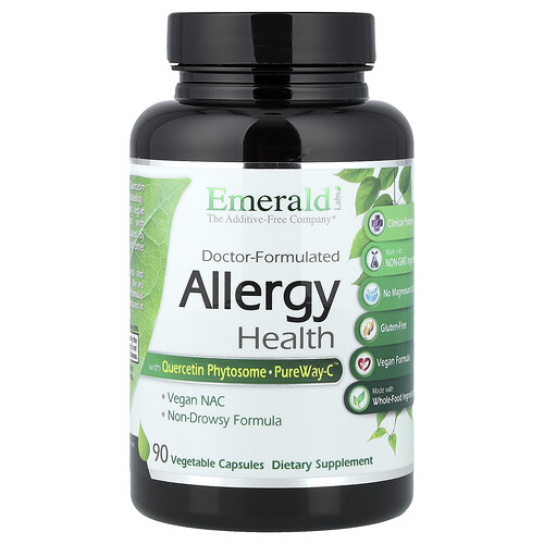 Emerald Laboratories, Allergie-Gesundheit mit Quercetin-Phytosom – PureWay-C™, 90 Gemüse-Kappen