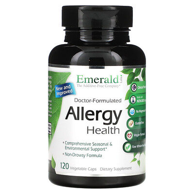 

Emerald Laboratories Doctor-Formulated Allergy Health 120 Vegetable Caps