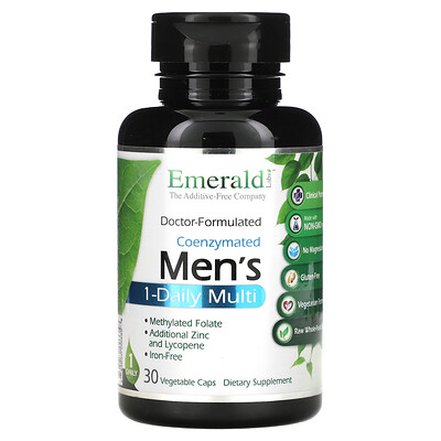 

Emerald Laboratories CoEnzymated Men's 1-Daily Multi 30 Vegetable Caps