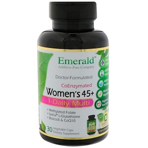 Emerald Laboratories, CoEnzymated, Multi Vit-A-Min, мультивитамины для женщин 45+, с коэнзимами 30 вегетарианских капсул