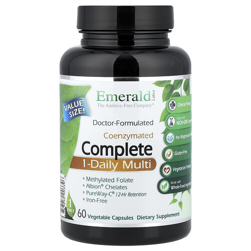 Emerald Laboratories, Coenzymated Complete 1-Daily Multi, 60 Vegetable Caps