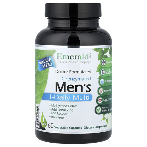 Emerald Laboratories Coenzymated Men's 1-Daily Multi, 60 Vegetable Capsules