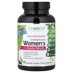 CoEnzymated Women's 1-Daily Multi, 60 рослинних капсул