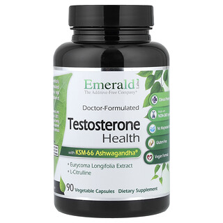 Emerald Laboratories, Testosterone Health, 90 Vegetable Capsules