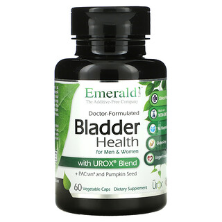 Emerald Laboratories, Bladder Health for Men & Women with Urox Blend, 60 Vegetable Caps
