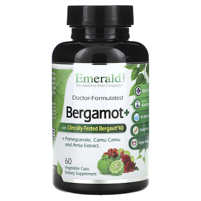 Product Image for Emerald Laboratories, Bergamot+, 60 Vegetable Caps