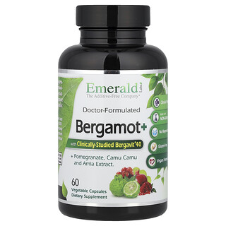 Emerald Laboratories, Bergamot+, 60 Vegetable Caps