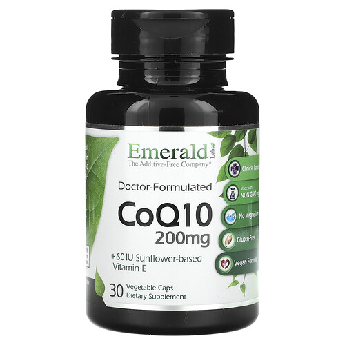Emerald Laboratories CoQ10 200 mg 30 Vegetable Caps