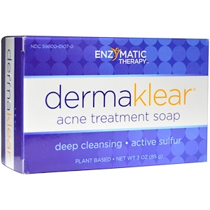 Купить Enzymatic Therapy, DermaKlear мыло для борьбы с акне, 85 г  на IHerb