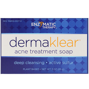Отзывы о Энзайматик Терапи, DermaKlear Acne Treatment Soap, 3 oz (85 g)