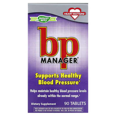

Nature's Way BP Manager`` 90 таблеток