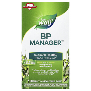 Nature's Way, BP Manager™, 90 comprimidos