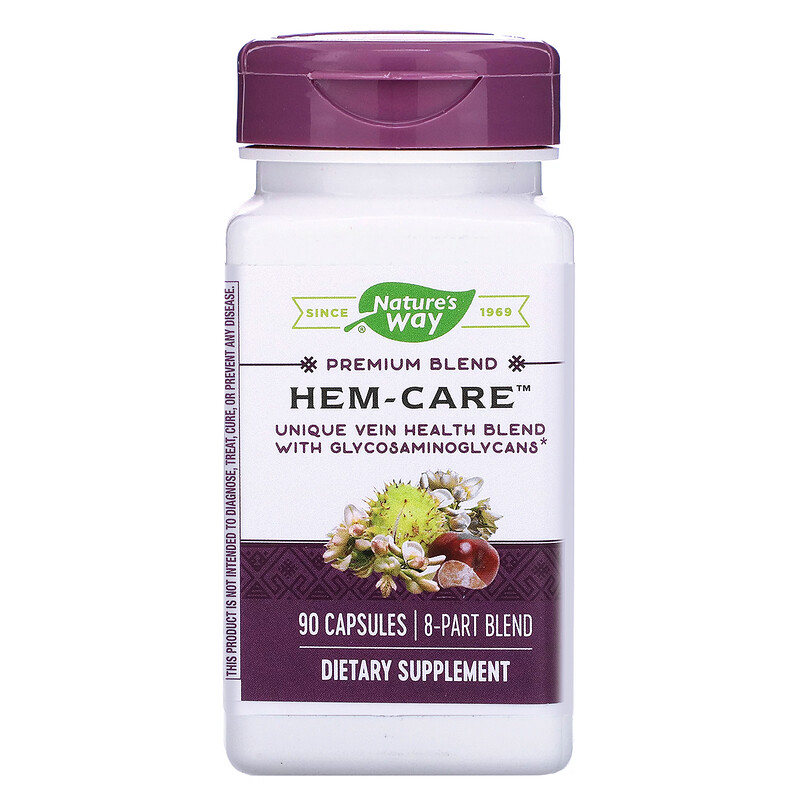 Nature's Way, HEM-CARE, 90 Capsules - iHerb