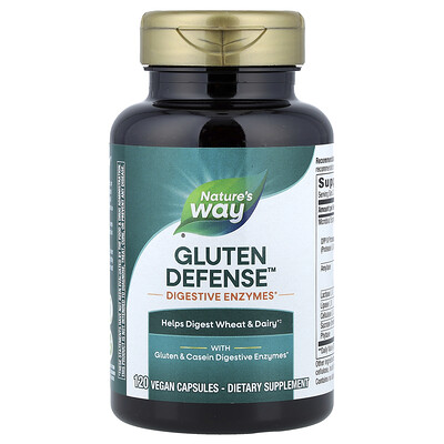 Nature's Way, Gluten Defense con DPP IV, 120 cápsulas veganas