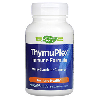Nature's Way, ThymuPlex, Immune Formula, 50 cápsulas