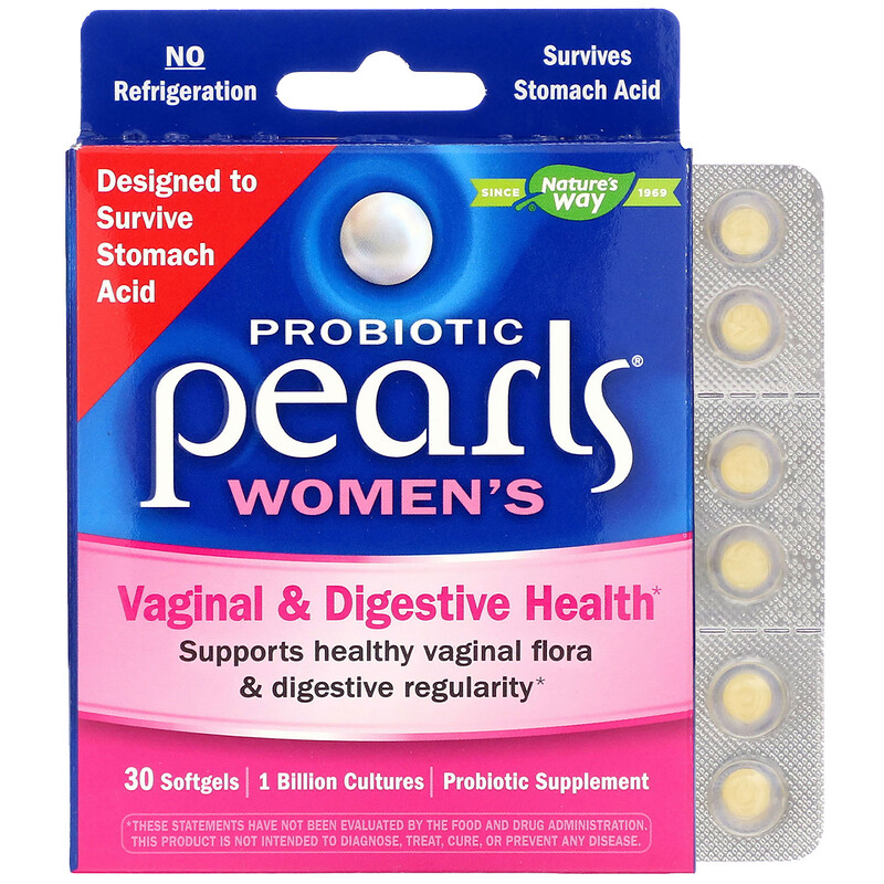 Nature's Way, Probiotic Pearls Women's, Vaginal & Digestive Health, 30