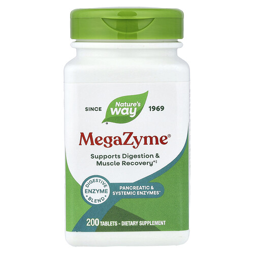 Nature's Way, MegaZyme®, 200 Tabletten