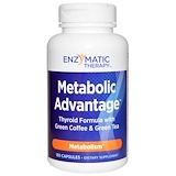 Отзывы о Enzymatic Therapy, Metabolic Advantage, формула для щитовидной железы с зеленым кофе и зеленым чаем, метаболизм, 180 капсул