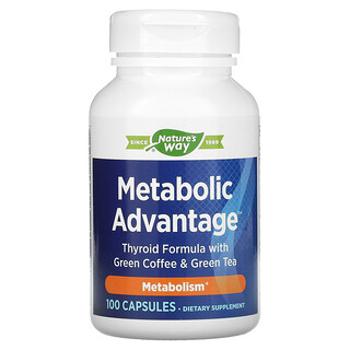 Enzymatic Therapy, Metabolic Advantage, Stoffwechsel, 100 Kapseln
