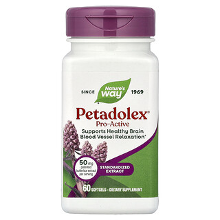Nature's Way, Petadolex®, Pro-Active, 50 mg, 60 softgels