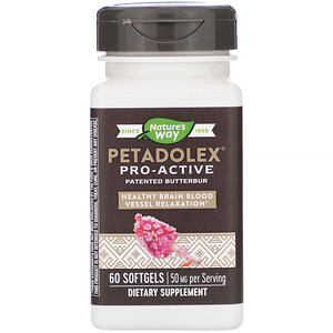 Натурес Вэй, PETADOLEX, Pro-Active, 50 mg , 60 Softgels отзывы покупателей