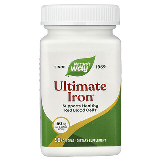 ناتشرز واي‏, Ultimate Iron® ، 90 كبسولة هلامية