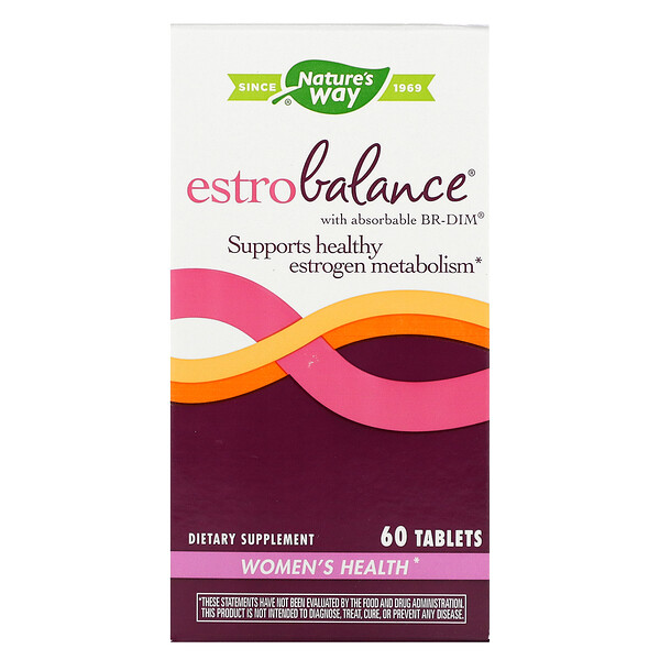 Nature's Way, EstroBalance with Absorbable BR-DIM, 60 Tablets