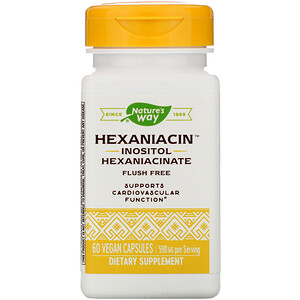 Отзывы о Натурес Вэй, HexaNiacin, 590 mg, 60 Vegan Capsules