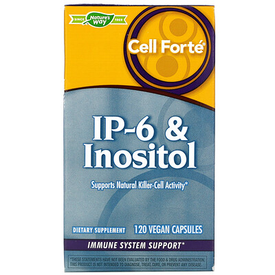 Nature's Way Cell Forté, IP-6 и инозитол, 120 растительных капсул
