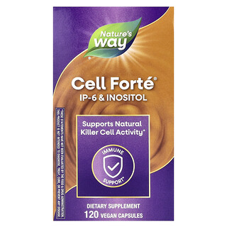 Nature's Way, Cell Forté, IP-6 e Inositol, 120 Cápsulas Veganas